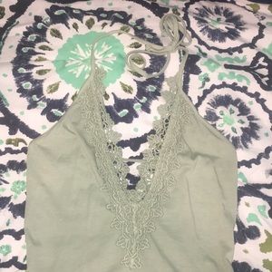 Lace, tie up body suit!